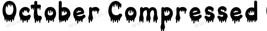 October Compressed O字体转换